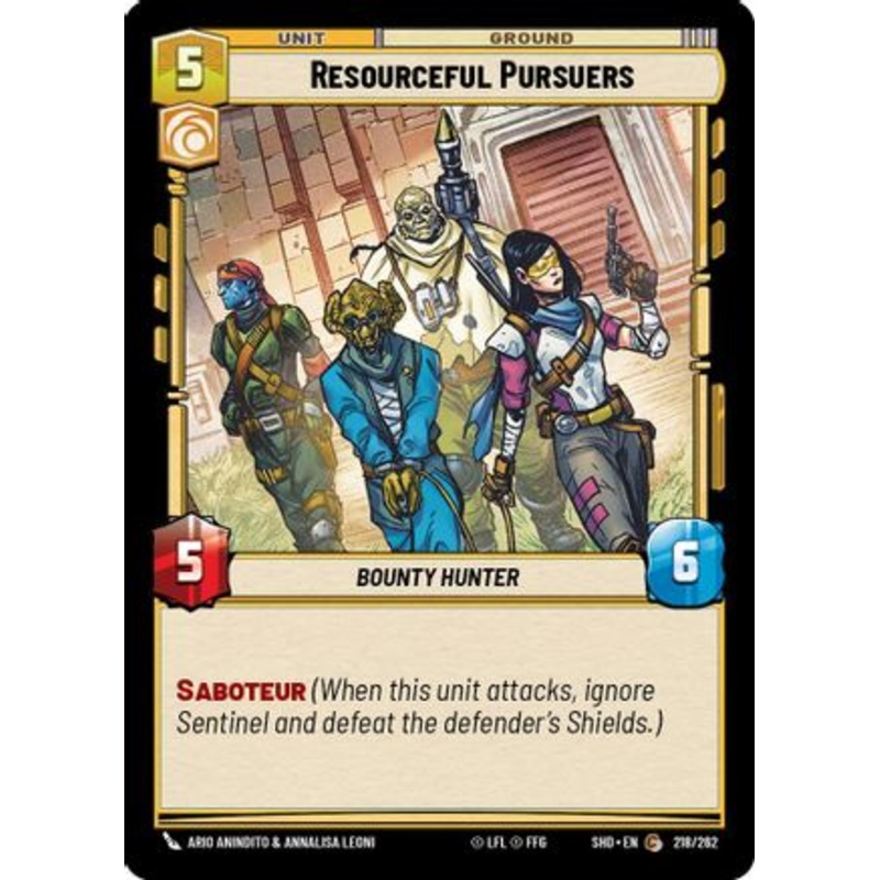 Resourceful Pursuers (218/262) - Shadows of the Galaxy Foil