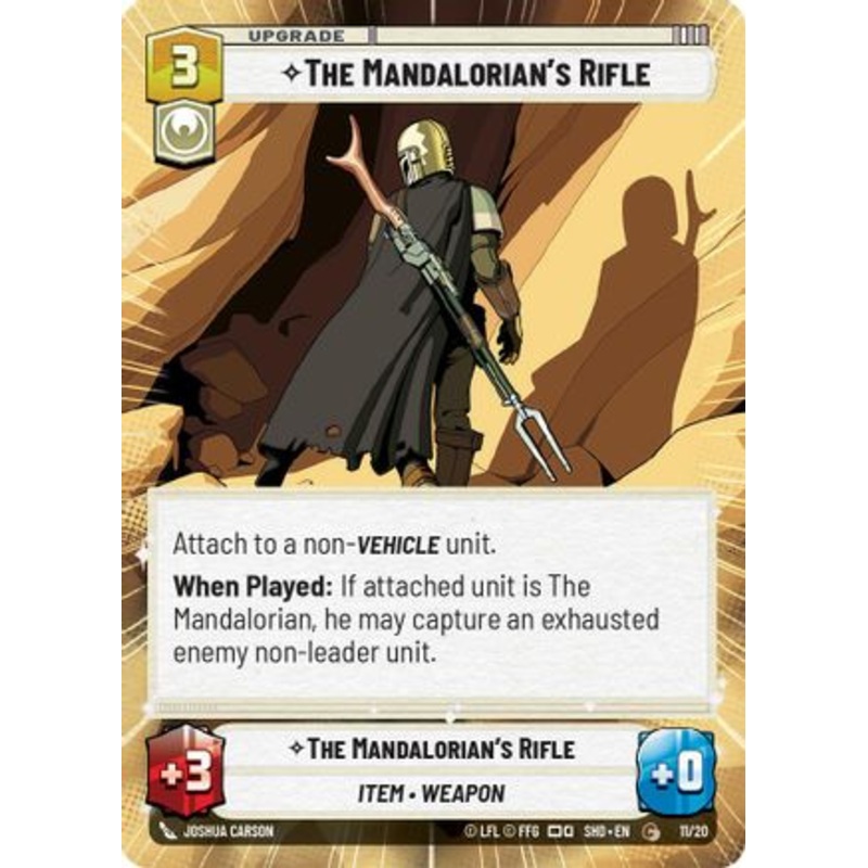 The Mandalorian's Rifle (Hyperspace) (11/20) - Shadows of the Galaxy Weekly Play Promos