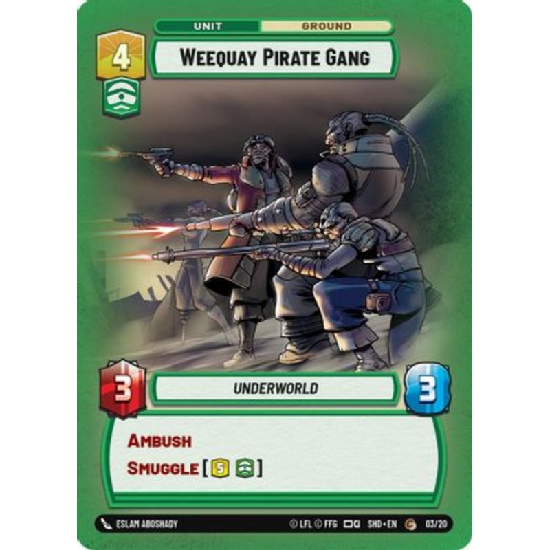 Weequay Pirate Gang (03/20) - Shadows of the Galaxy Weekly Play Promos