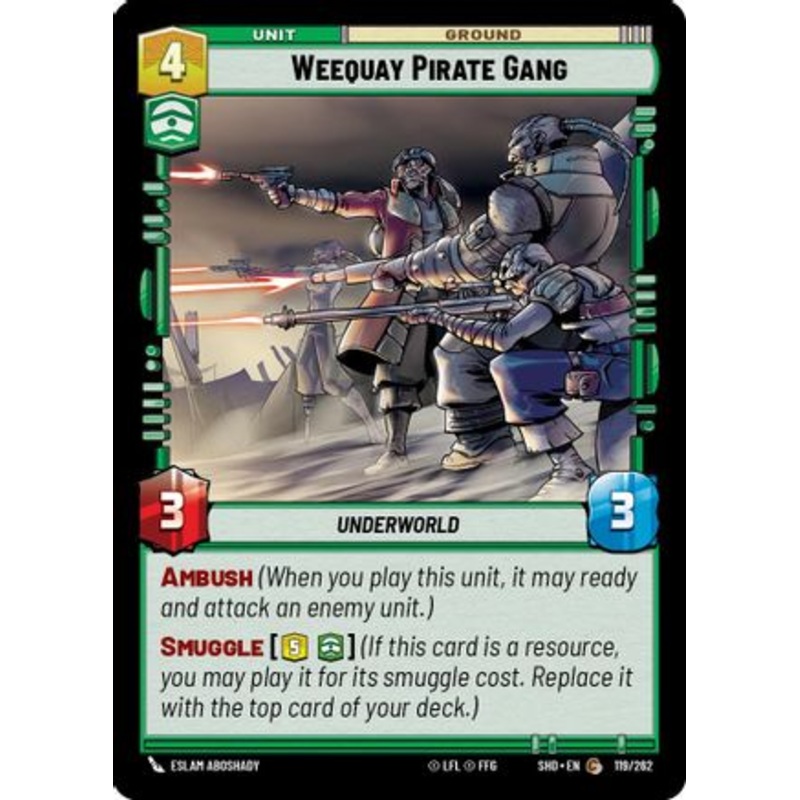Weequay Pirate Gang (119/262) - Shadows of the Galaxy Foil