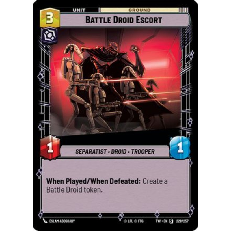 Battle Droid Escort (229/257) - Twilight of the Republic