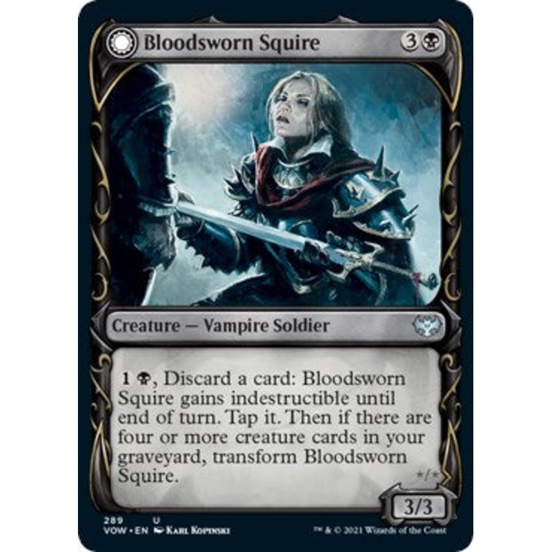 Bloodsworn Squire (Showcase) [VOW - 289]