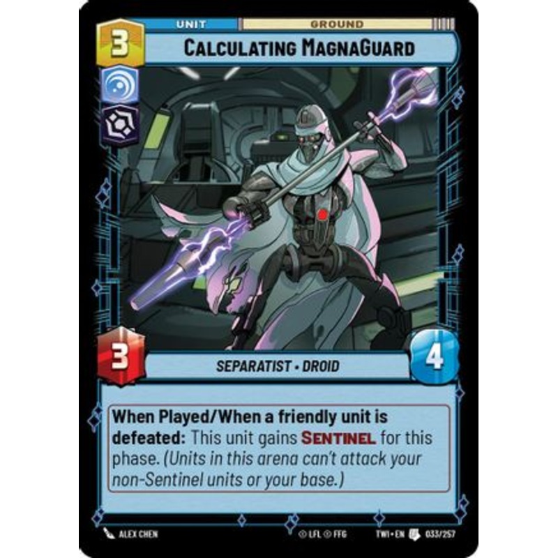 Calculating MagnaGuard (033/257) - Twilight of the Republic Foil