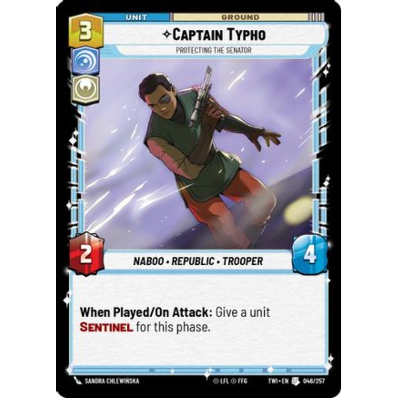 Captain Typho - Protecting the Senator (046/257) - Twilight of the Republic