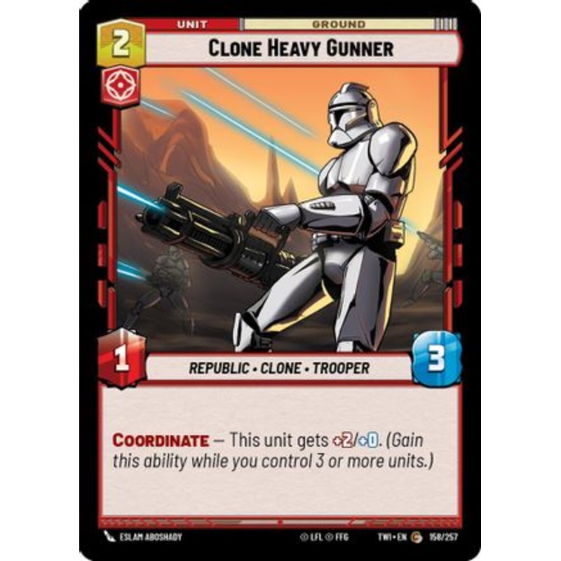 Clone Heavy Gunner (158/257) - Twilight of the Republic