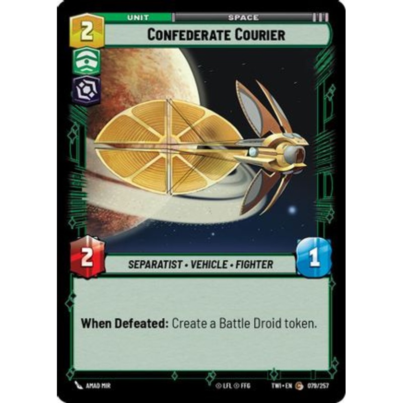 Confederate Courier (079/257) - Twilight of the Republic