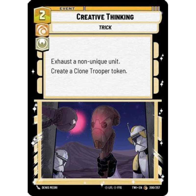 Creative Thinking (200/257) - Twilight of the Republic Foil
