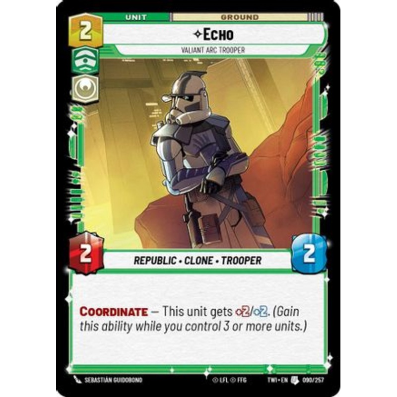 Echo - Valiant Arc Trooper (090/257) - Twilight of the Republic