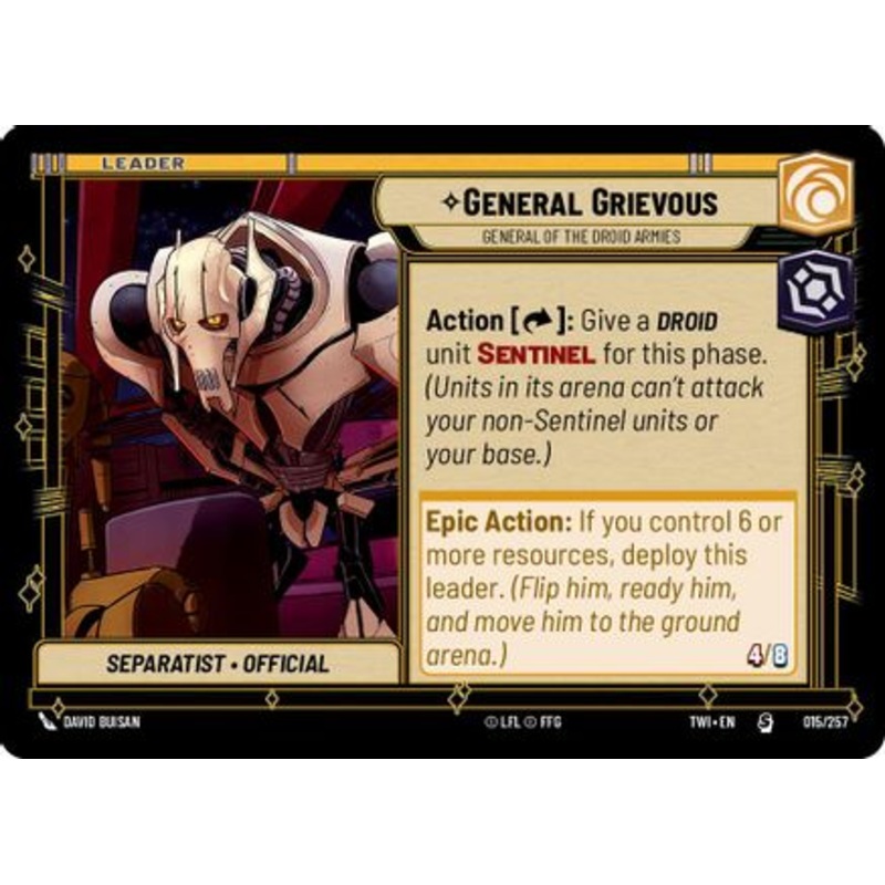 General Grievous - General of the Droid Armies (015/257) - Twilight of the Republic