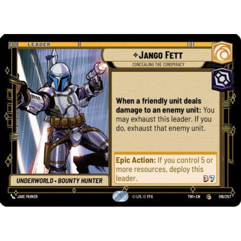 Jango Fett - Concealing the Conspiracy (016/257) - Twilight of the Republic