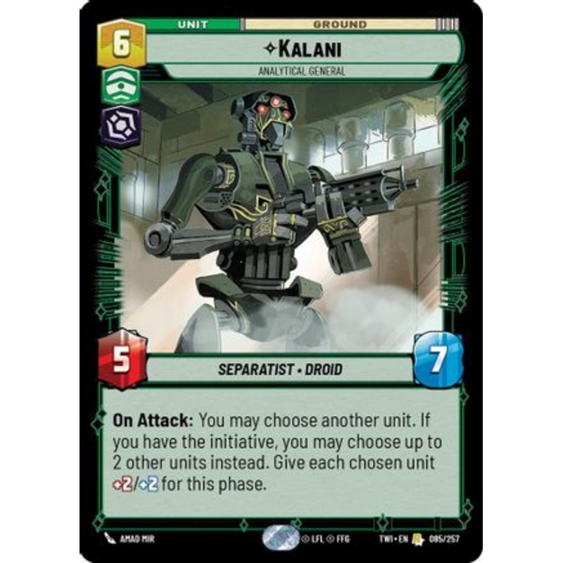 Kalani - Analytical General (085/257) - Twilight of the Republic Foil