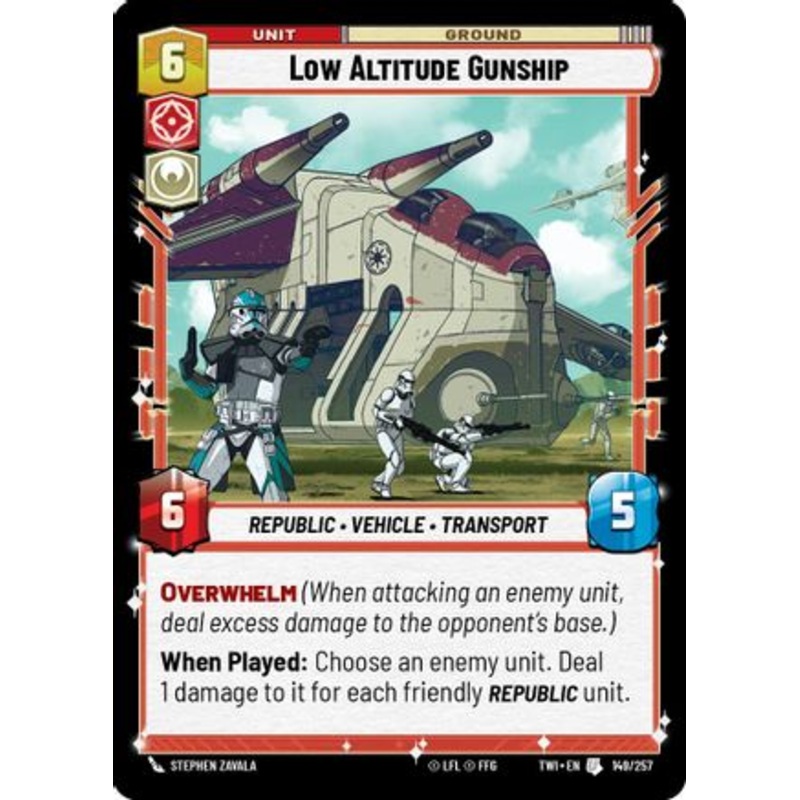 Low Altitude Gunship (149/257) - Twilight of the Republic
