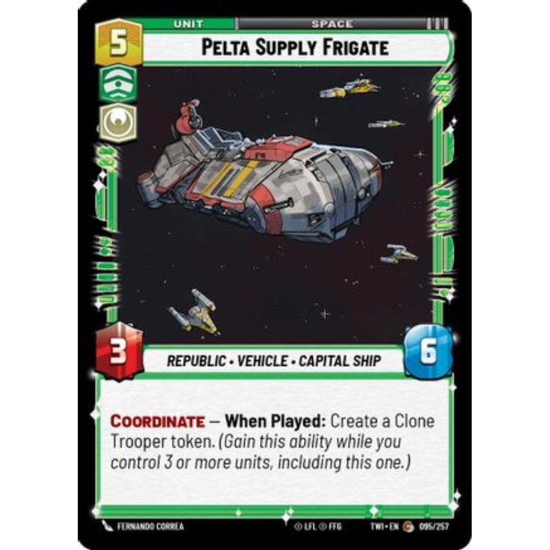 Pelta Supply Frigate (095/257) - Twilight of the Republic