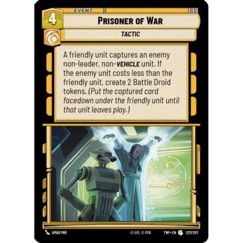Prisoner of War (227/257) - Twilight of the Republic Foil