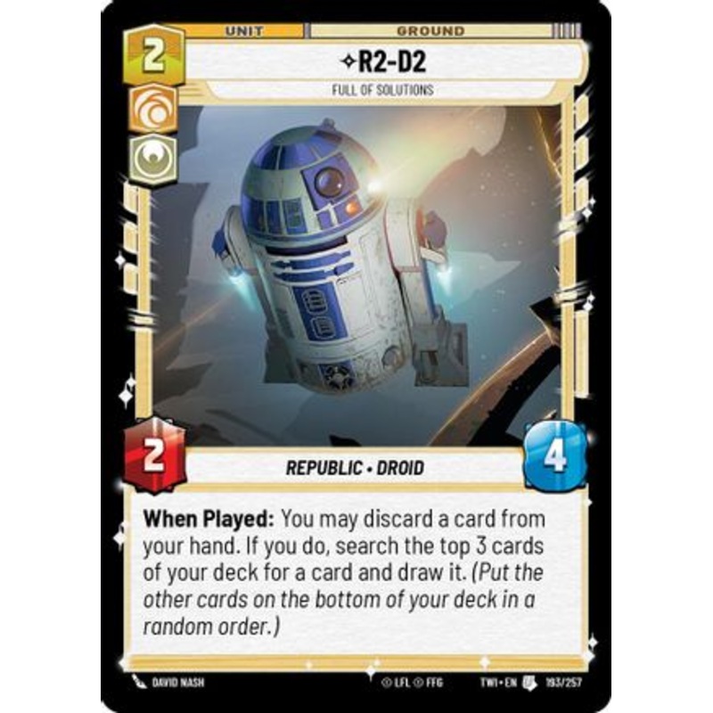 R2-D2 - Full of Solutions (193/257) - Twilight of the Republic Foil