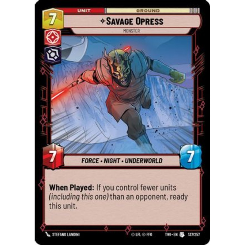 Savage Opress - Monster (137/257) - Twilight of the Republic Foil