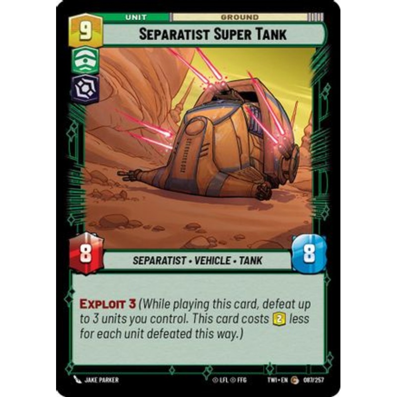 Separatist Super Tank (087/257) - Twilight of the Republic