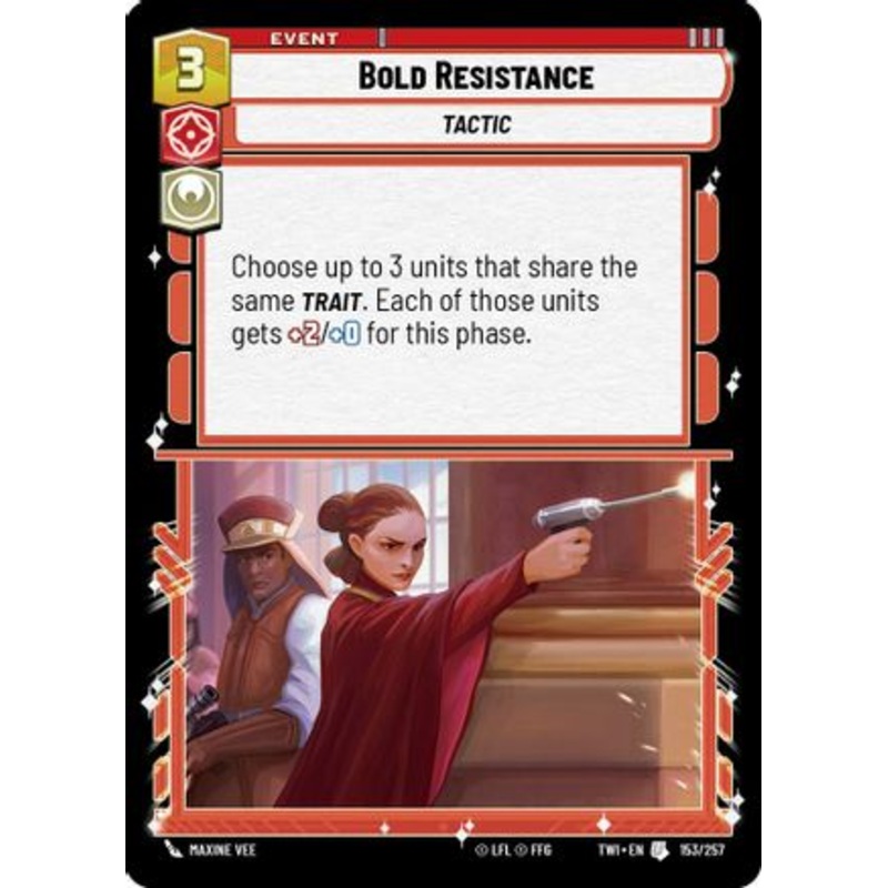 Bold Resistance (153/257) - Twilight of the Republic