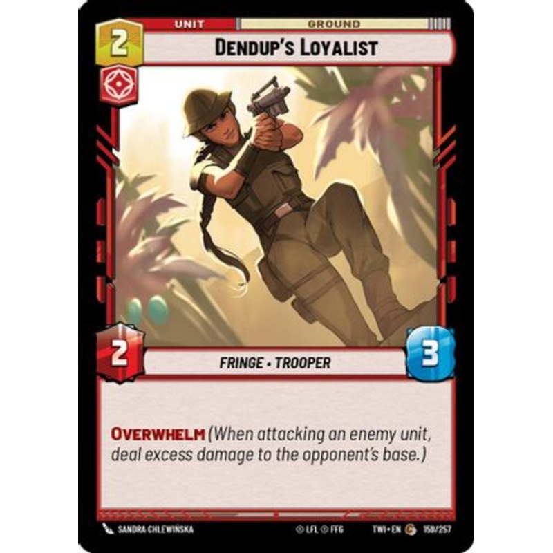 Dendup's Loyalist (159/257) - Twilight of the Republic Foil