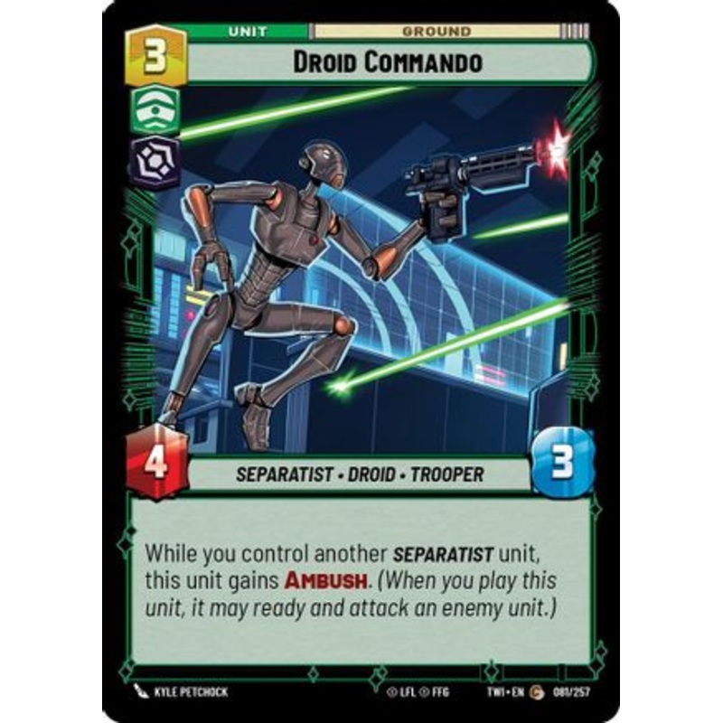 Droid Commando (081/257) - Twilight of the Republic Foil