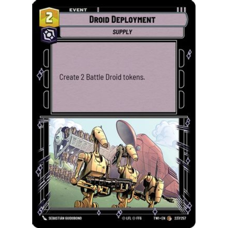 Droid Deployment (237/257) - Twilight of the Republic Foil
