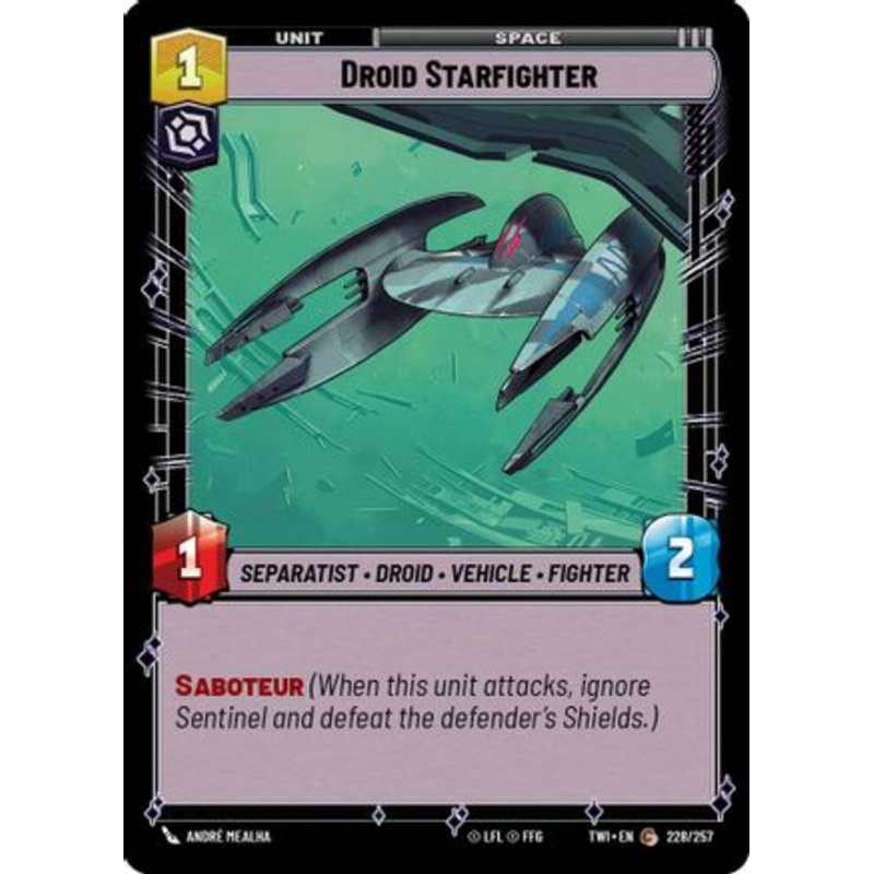 Droid Starfighter (228/257) - Twilight of the Republic Foil