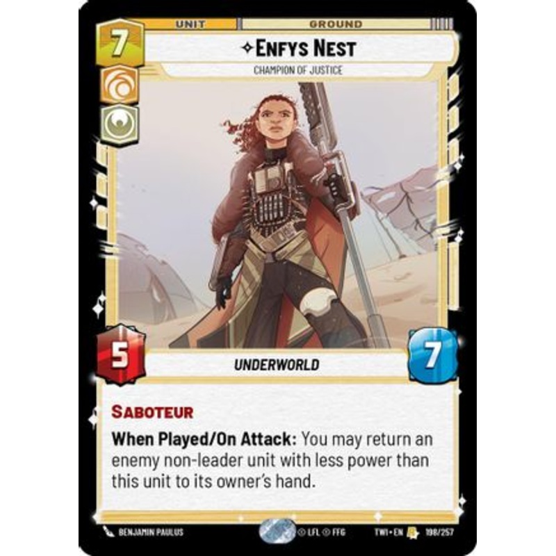 Enfys Nest - Champion of Justice (198/257) - Twilight of the Republic