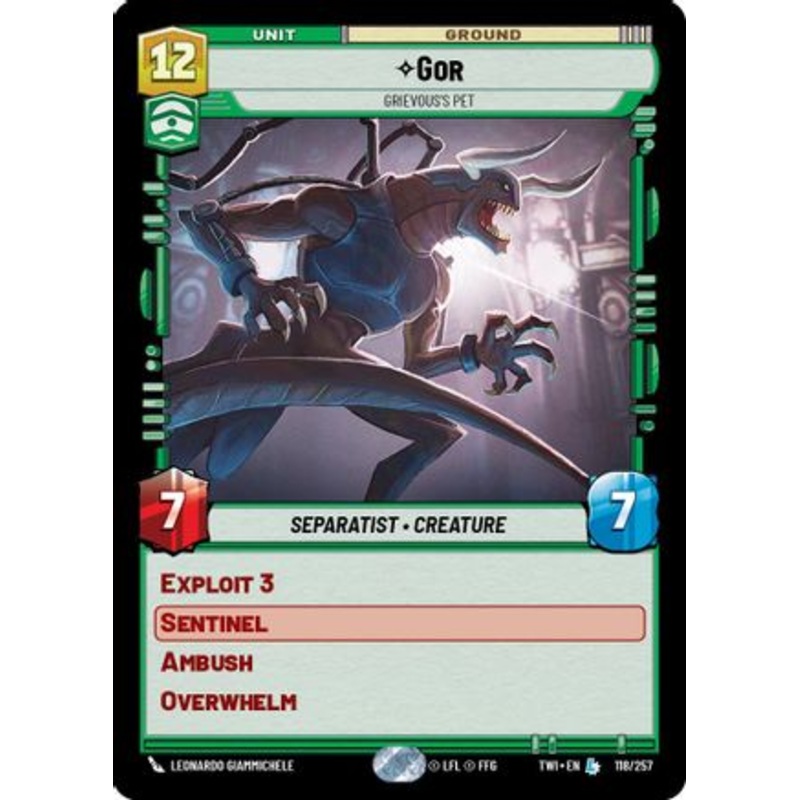 Gor - Grievous's Pet (118/257) - Twilight of the Republic