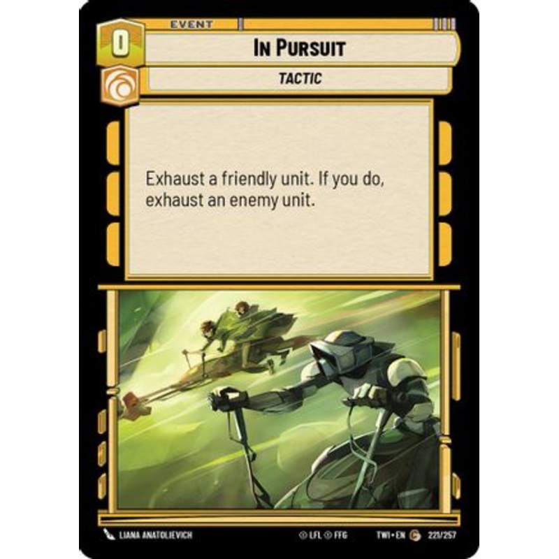 In Pursuit (221/257) - Twilight of the Republic Foil