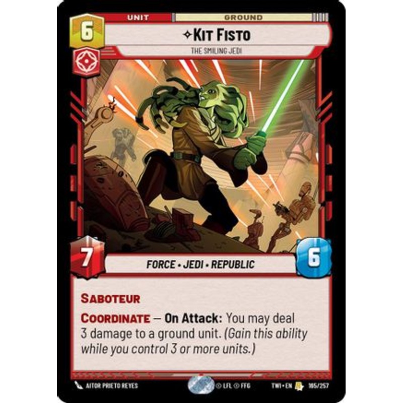 Kit Fisto - The Smiling Jedi (165/257) - Twilight of the Republic