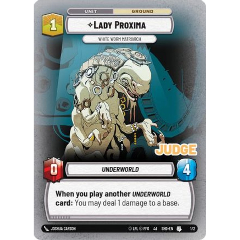 Lady Proxima - White Worm Matriarch (1/2) - Judge Promos Foil