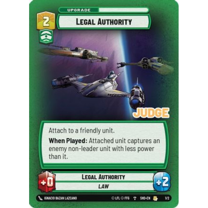 Legal Authority (1/2) - Judge Promos Foil
