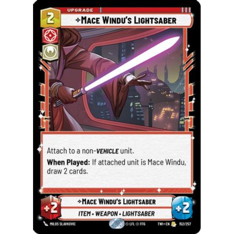 Mace Windu's Lightsaber (152/257) - Twilight of the Republic