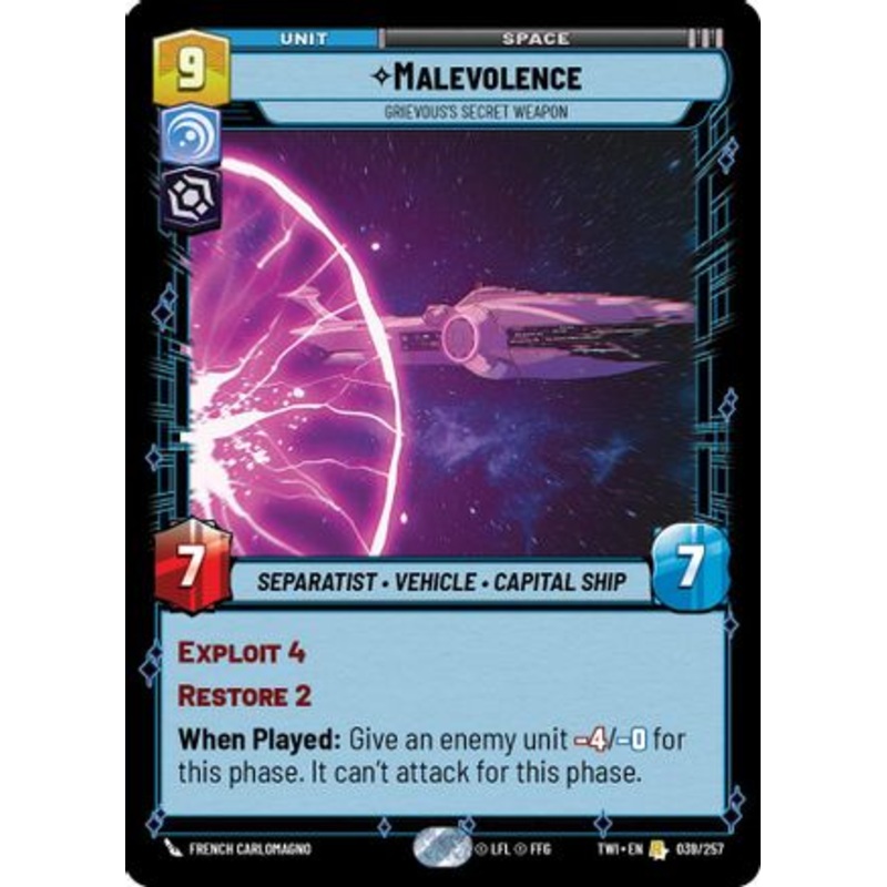 Malevolence - Grievouss Secret Weapon (039/257) - Twilight of the Republic