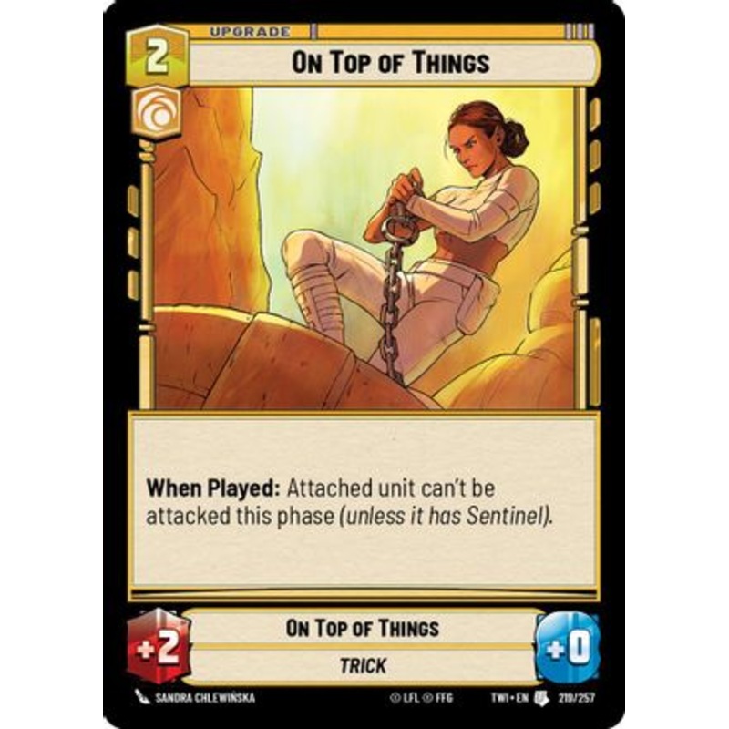 On Top of Things (219/257) - Twilight of the Republic Foil