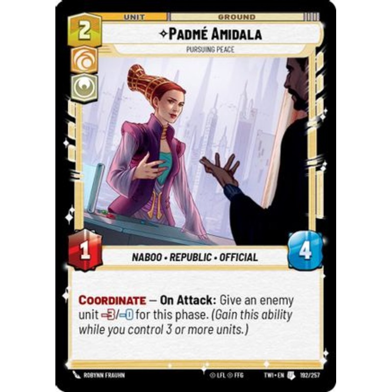 Padm Amidala - Pursuing Peace (192/257) - Twilight of the Republic Foil