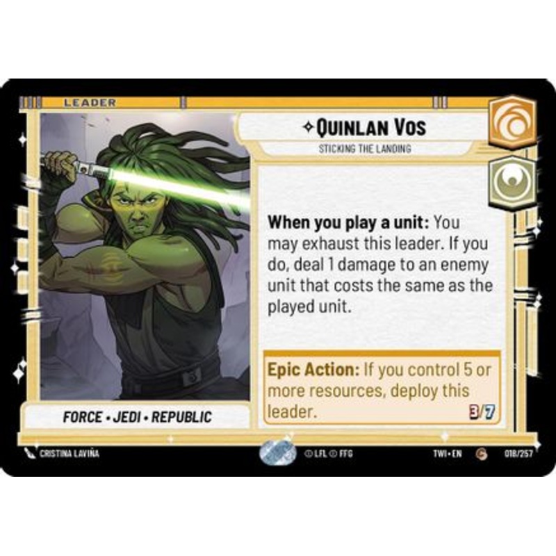 Quinlan Vos - Sticking the Landing (018/257) - Twilight of the Republic