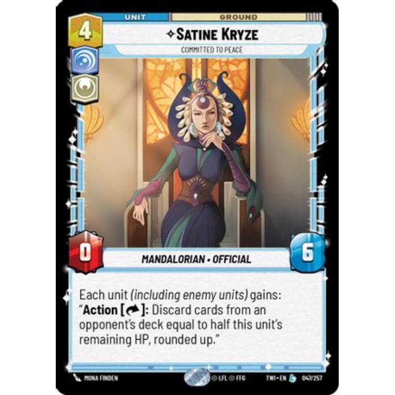 Satine Kryze - Committed to Peace (047/257) - Twilight of the Republic
