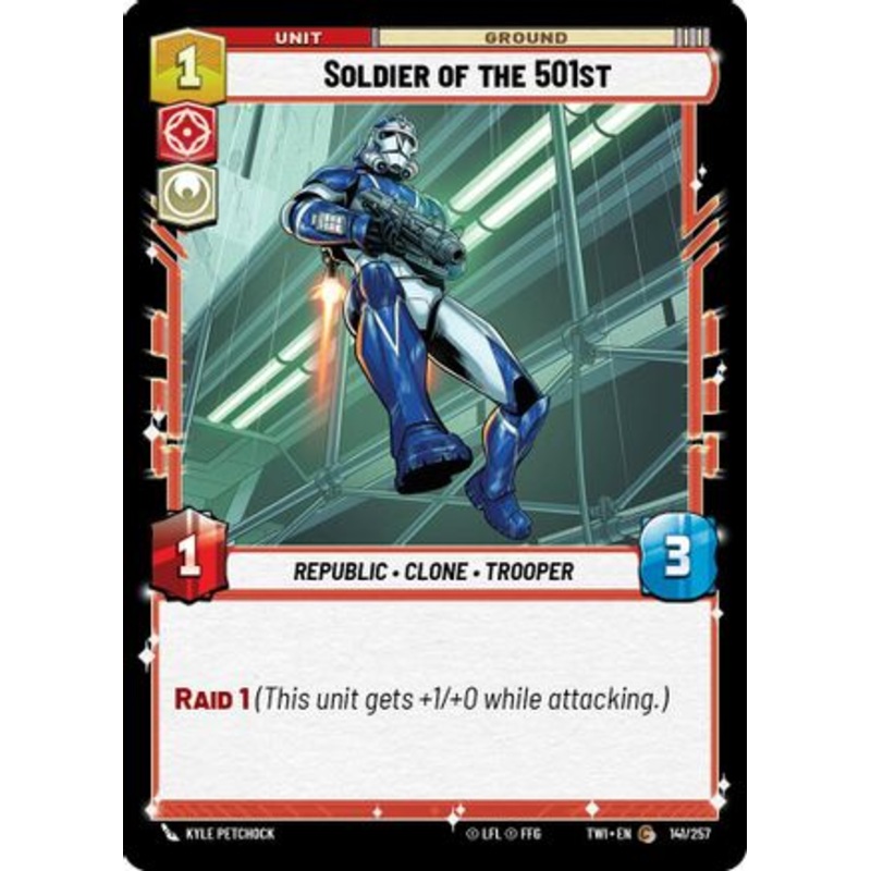 Soldier of the 501st (141/257) - Twilight of the Republic Foil