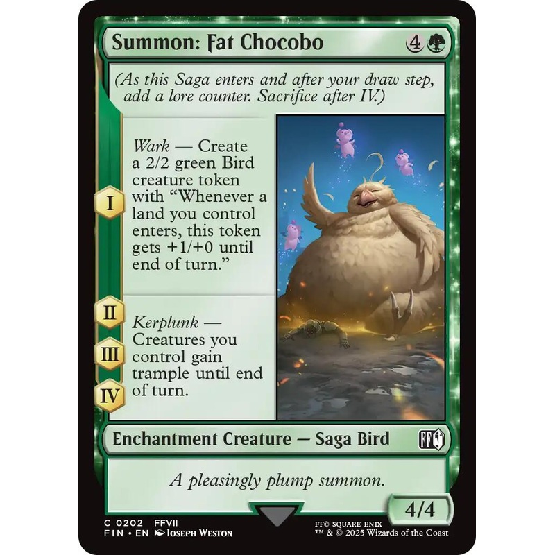Summon: Fat Chocobo [FIN - 202]