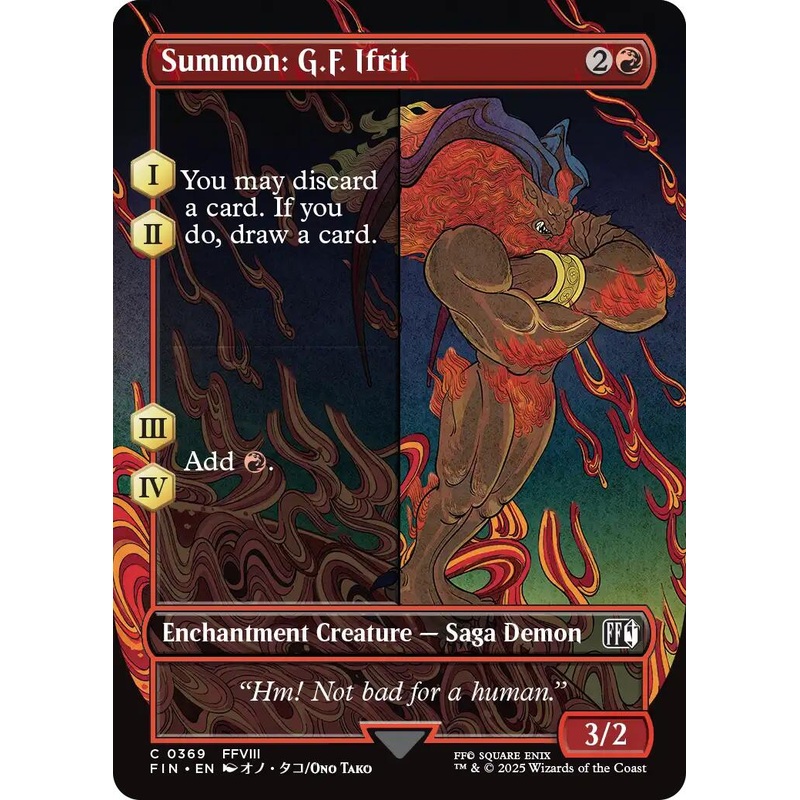 Summon: G.F. Ifrit (Borderless) [FIN - 369]
