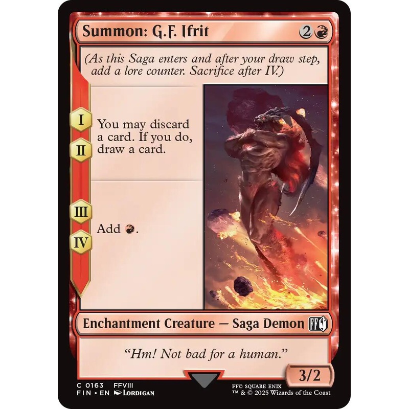 Summon: G.F. Ifrit [FIN - 163]