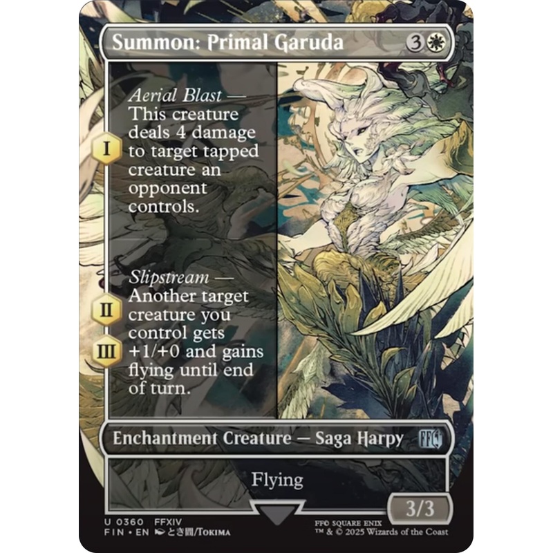 Summon: Primal Garuda (Borderless) [FIN - 360]
