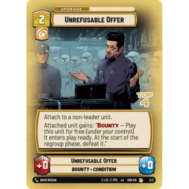 Unrefusable Offer (Top 4) (2/2) - Organized Play Promos Foil