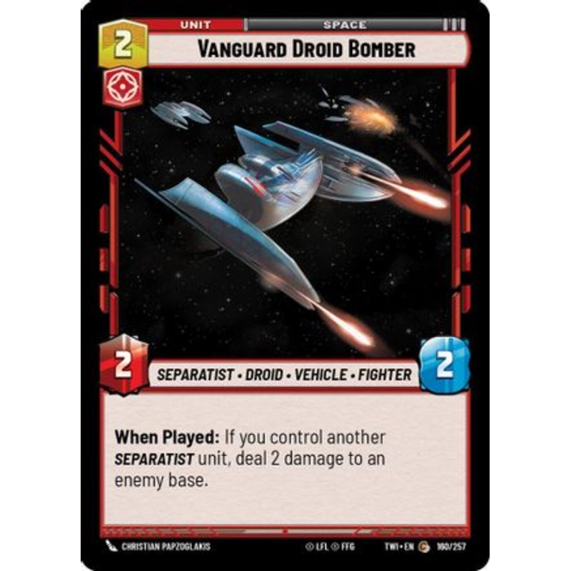 Vanguard Droid Bomber (160/257) - Twilight of the Republic