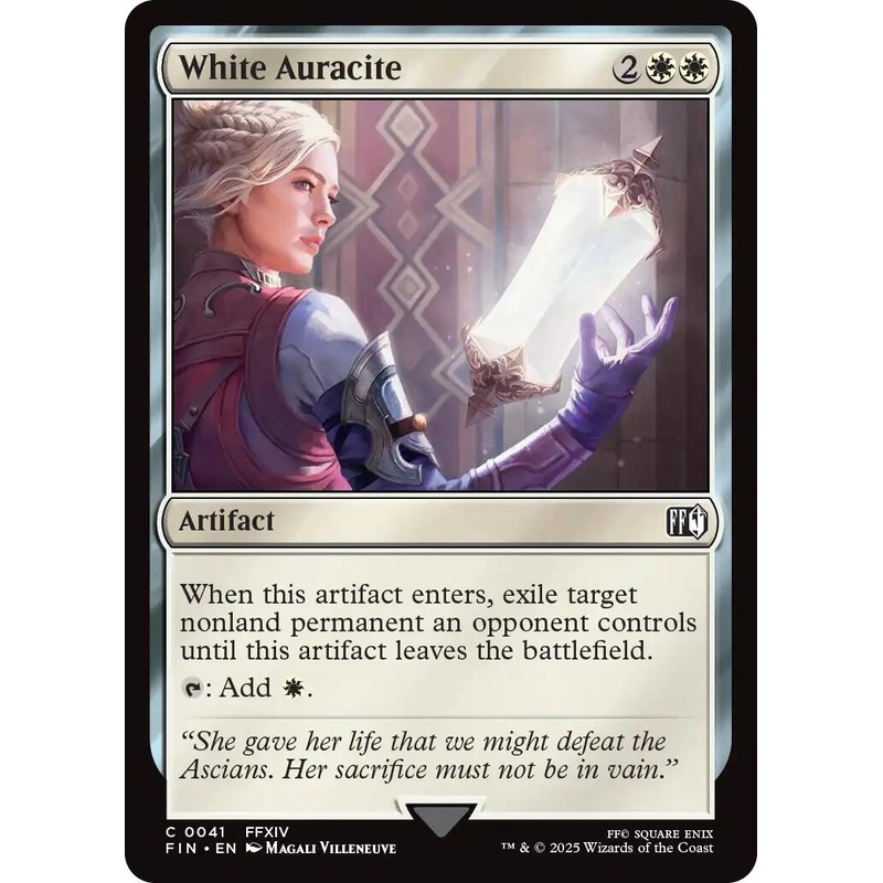 White Auracite [FIN - 41]