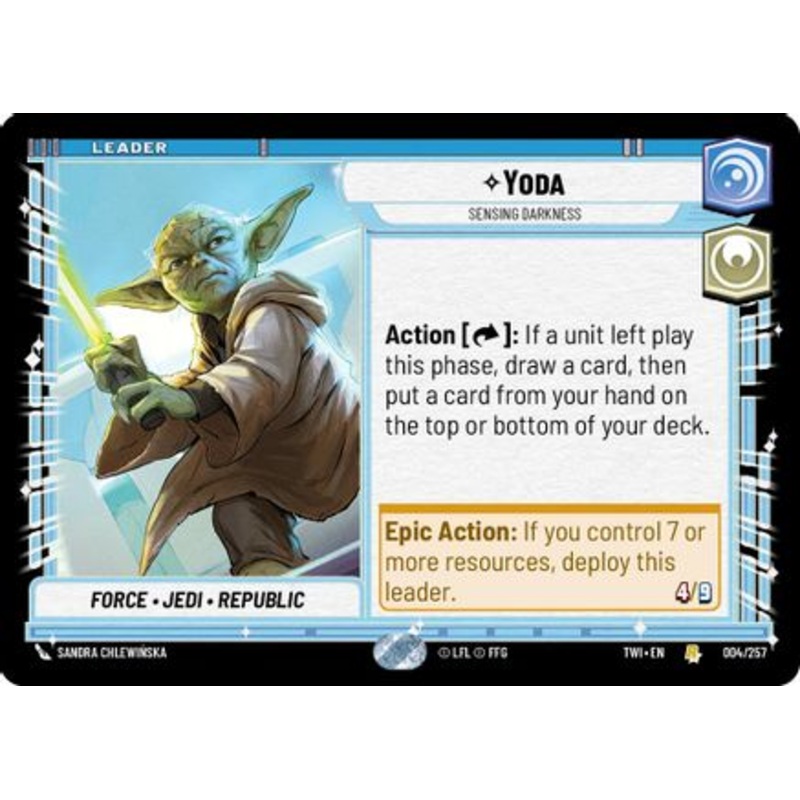 Yoda - Sensing Darkness (004/257) - Twilight of the Republic