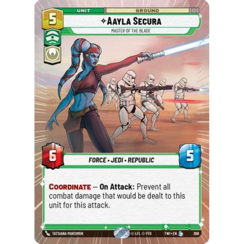 Aayla Secura - Master of the Blade (Hyperspace) (368) - Twilight of the Republic