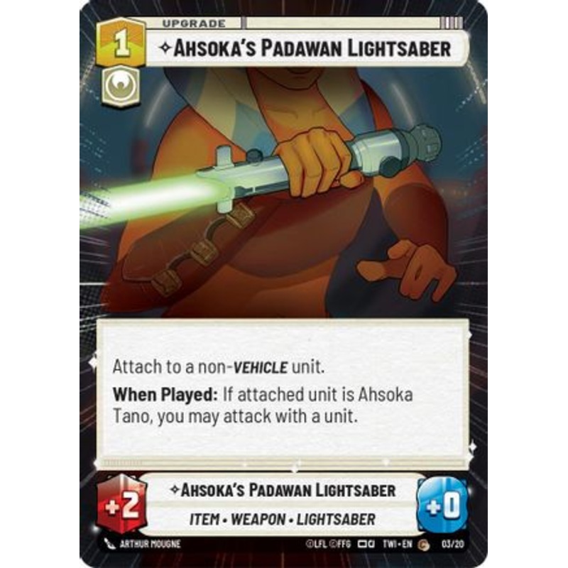 Ahsoka's Padawan Lightsaber (Hyperspace) (03/20) - Twilight of the Republic Weekly Play Promos