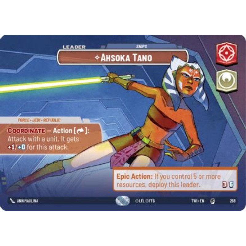 Ahsoka Tano - Snips (Showcase) (268) - Twilight of the Republic Foil